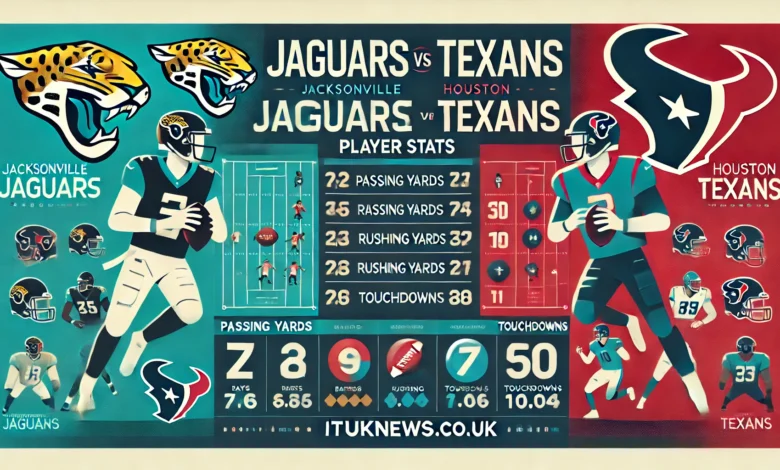jacksonville jaguars vs houston texans match player stats